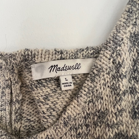 Madewell Sweater Tank Top - Button Detail on Back - Picture 3 of 3